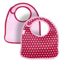 Built Infant Bib Pink Mini Dots