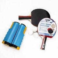 Súprava na stolný tenis Acra, 2 rakety, loptička a sieťka