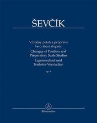 Výměny poloh a průprava ke cvičení stupnic op. 8