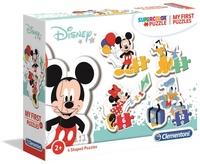 CLEMENTONI Moje první puzzle Myšák Mickey 4v1 (3,6,9,12 dílků)