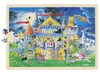 GOKI Dřevěné puzzle Pohádková hodina 192 dílků