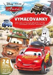Vymaľovanky so samolepkami Autá