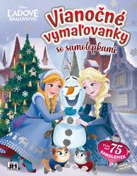 Vianočné vymaľovanky so samolepkami Ľadové kráľovstvo