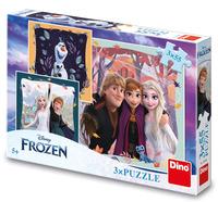 Puzzle 3x55 Frozen Radostný podzim