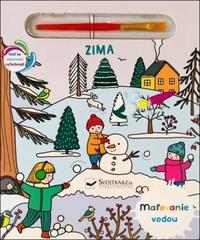 Maľovanie vodou Zima