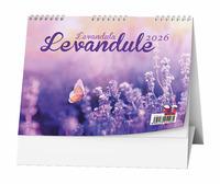Levandule 2026 - stolní kalendář
