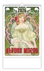 Alfons Mucha 2026 - nástěnný kalendář