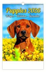 Štěňátka 2026 - nástěnný kalendář