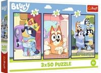 Puzzle Bluey Rodina 3x50 dílků