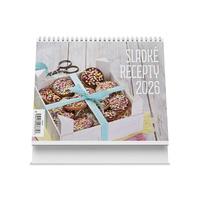 Sladké recepty 2026 - stolní kalendář