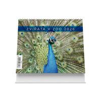 Zvířata v ZOO 2026 - stolní kalendář