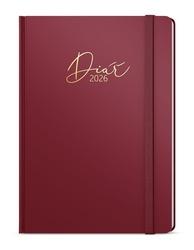 Týdenní diář 2026 Prokop Luxi B6 bordó