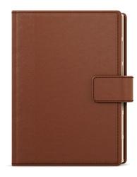 Denní diář 2026 Ctirad s výsekem Elite A5 hnědá