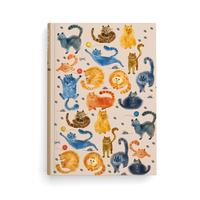 Notes linkovaný A5 lamino Kočky