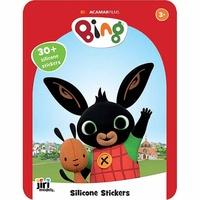 Hra se silikonovými samolepkami Bing