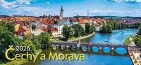 Čechy a Morava 2026 - stolní kalendář