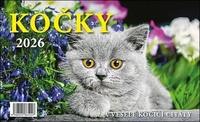 Kočky 2026 - stolní kalendář