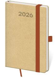 Kapesní diář 2026 Print Pop cappuccino