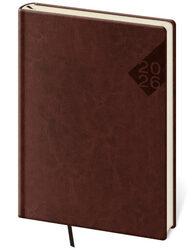 Týdenní diář 2026 A5 Nebrasca angl. červený