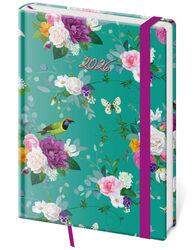 Denní diář 2026 A5 Vario Romance s gumičkou