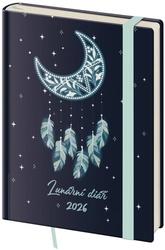 Týdenní diář 2026 B6 Lunární Dream s gumičkou