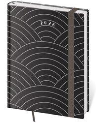 Týdenní diář 2026 B6 Vario Round s gumičkou