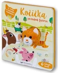 Kočička poznává farmu