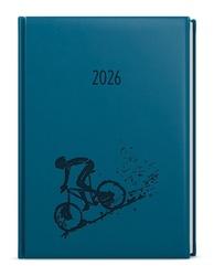 Denní diář 2026 David Vivella s ražbou A5 petrolejová Kolo