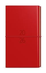 Týdenní diář 2026 Jakub Dueto kapesní červená