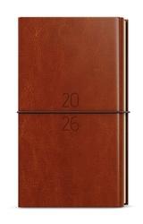 Týdenní diář 2026 Jakub Dueto kapesní hnědá