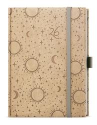 Týdenní diář 2026 Prokop Vivella extra B6 béžová Hvězdy