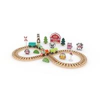 Hrací set s kolejemi Farma 35 ks