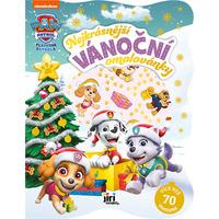 Nejkrásnější vánoční omalovánky se samolepkami Tlapková patrola holky