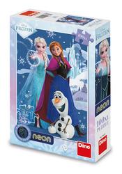 Puzzle 100XL Frozen Kouzelné sestry neon