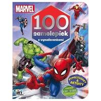 100 samolepiek s maľovankami Marvel