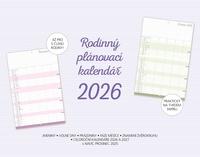 Rodinný plánovací kalendář 2026 - nástěnný kalendář