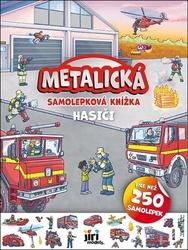 Metalická samolepková knížka Hasiči
