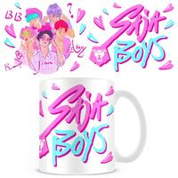 K-pop Demon Hunters Bílý hrnek Saja Boys