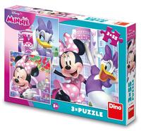 Puzzle 3x55 Minnie a Daisy