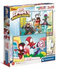 Puzzle 40 Spidey a jeho úžasní kamarádi 2x20 dílků