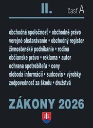 Zákony II A 2026 - Obchodné a občianske právo