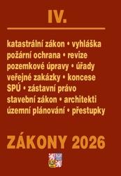 Zákony IV 2026 –  Stavebnictví, půda