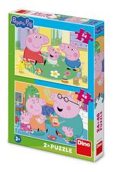 Puzzle 24+48 Peppa pig Domov