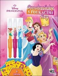 Omalovánky s foukacími fixy Disney Princezny