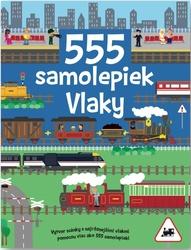 555 samolepiek Vlaky