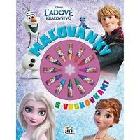 Maľovanky s voskovkami Ľadové kráľovstvo