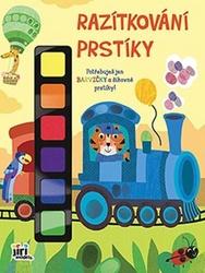 Razítkování prstíky Vlak