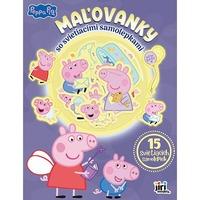 Maľovanky so svietiacimi samolepkami Prasiatko Peppa