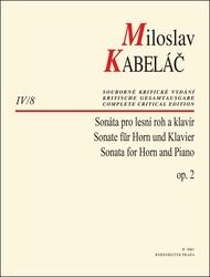 Sonáta pro lesní roh a klavír op. 2