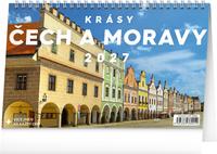 Krásy Čech a Moravy 2027 - stolní kalendář